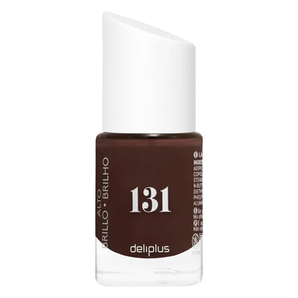 Laca de uñas alto brillo Deliplus 131 chocolate