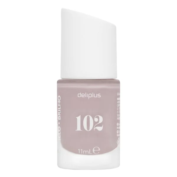 Laca de uñas alto brillo Deliplus 102 nude