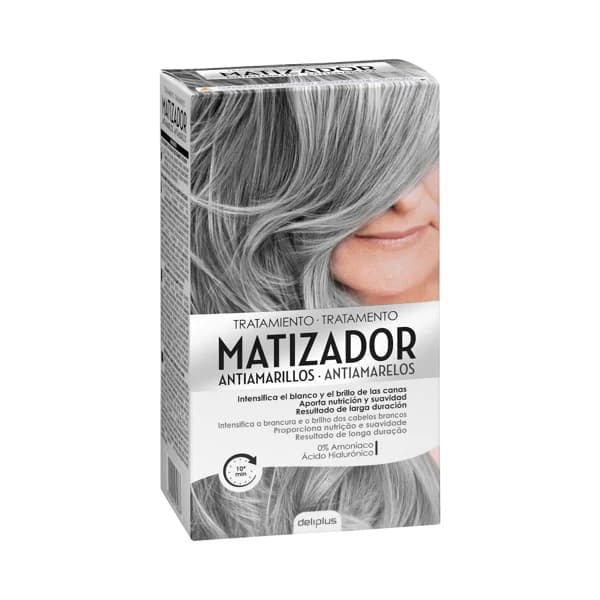Tratamiento Matizador Antiamarillos Deliplus 0% amoníaco y ácido hialurónico