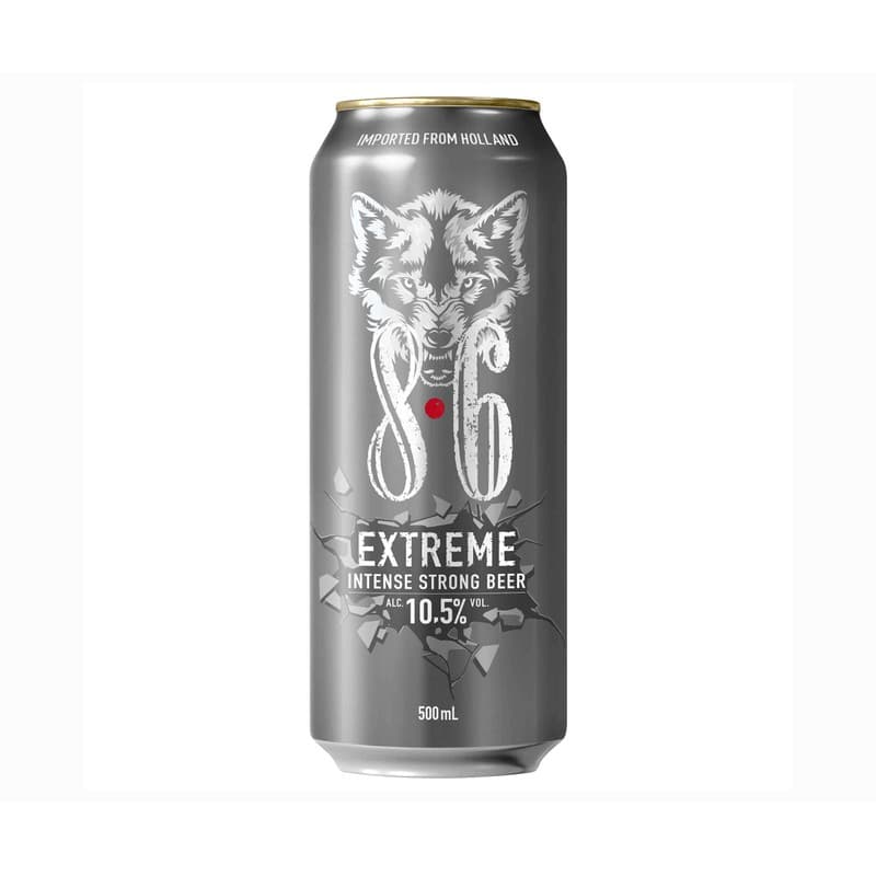 8·6 Cerveza extreme lata 0,5 cl.