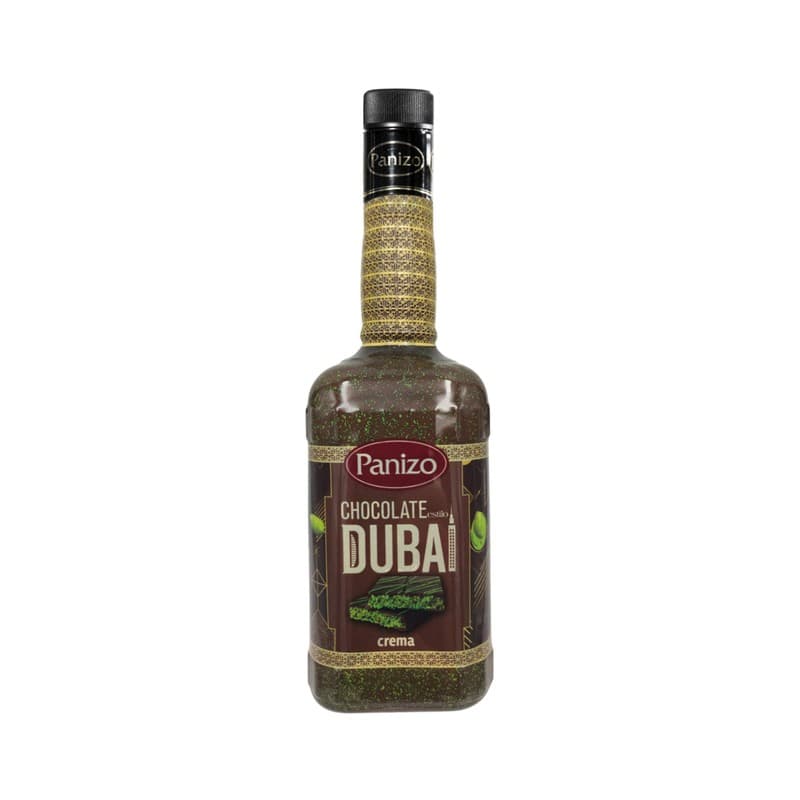 PANIZO Licor de crema de chocolate estilo Dubai botella 70 cl.