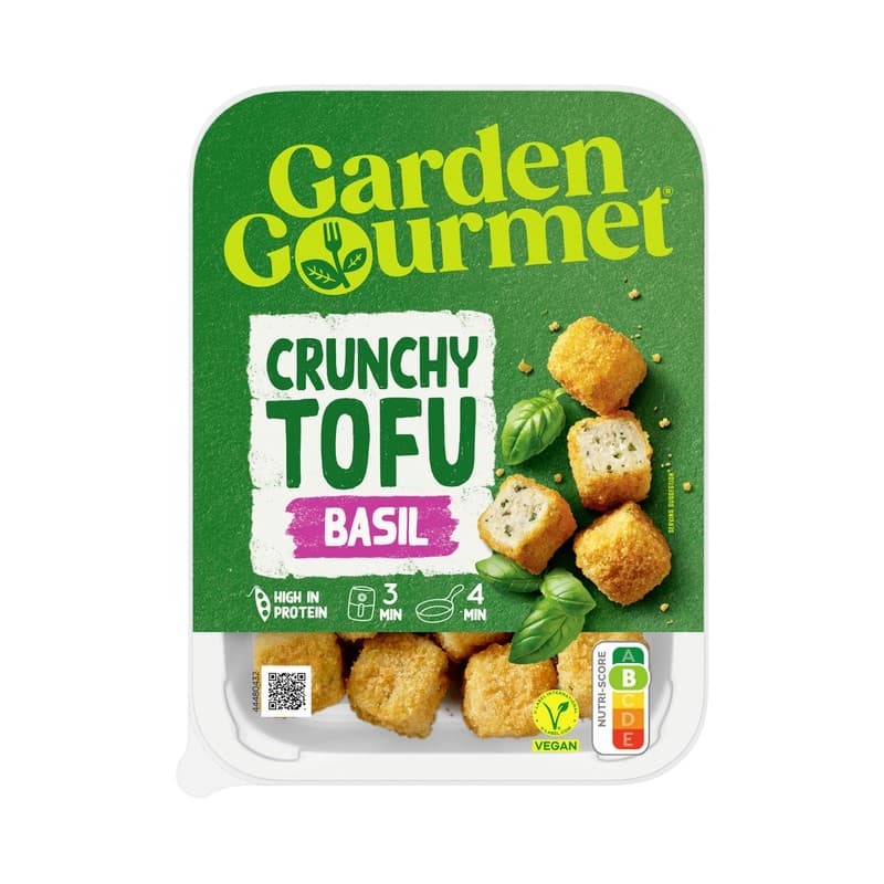 GARDEN GOURMET Porciones de tofu empanado y frito 160 g.
