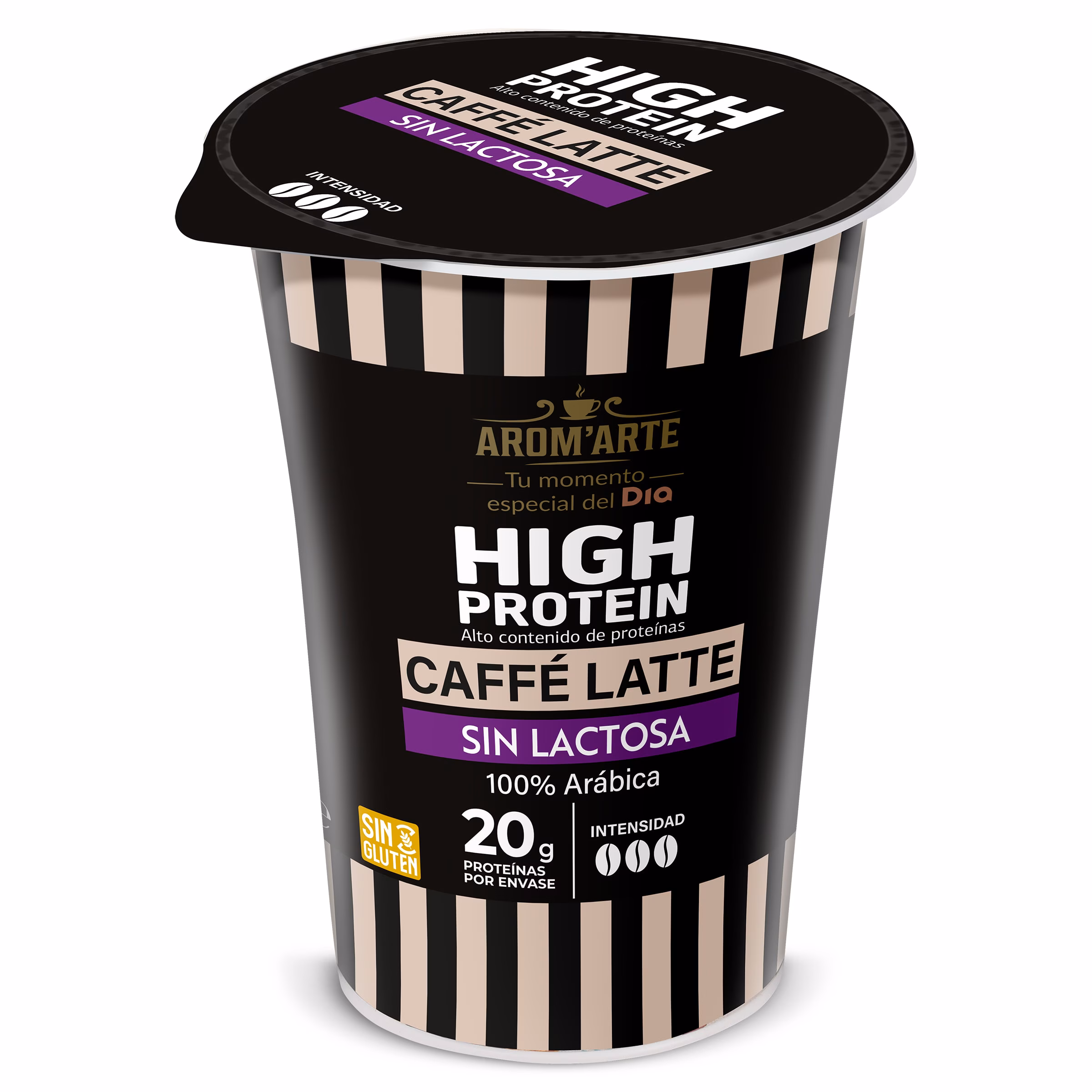 Café latte alto en proteínas Dia Arom'arte 250 ml