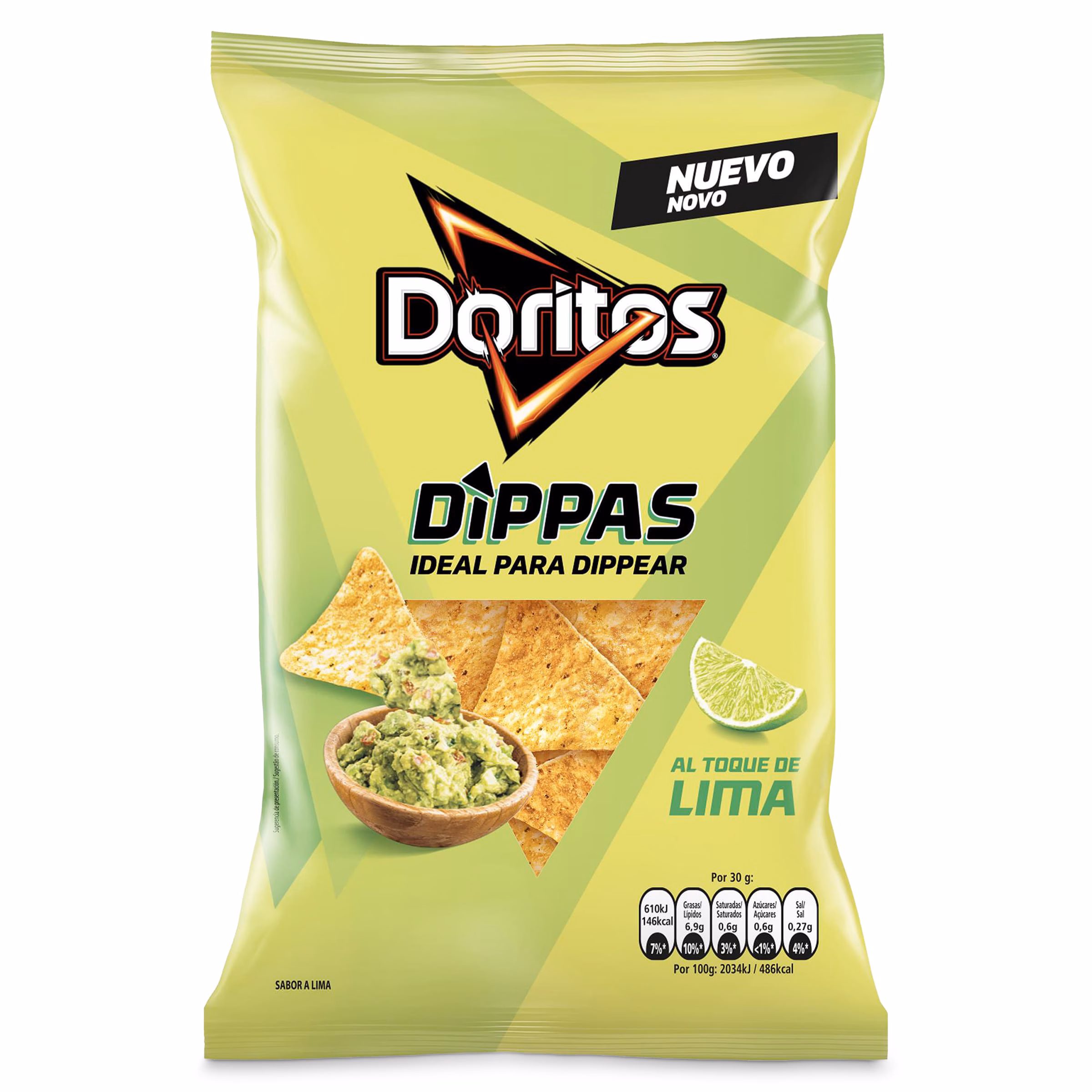 Doritos dippas al toque de lima 140 g