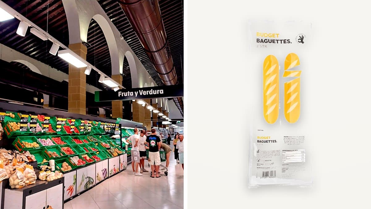 Baguettes de jamón y queso recién horneadas sobre tabla de madera, con queso fundido y jamón visible, en cocina con iluminación cálida nocturna