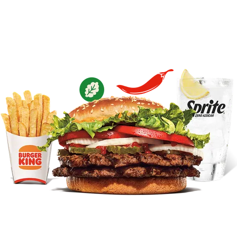 MENÚ DOBLE SPICY WHOPPER® — Burger King