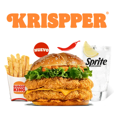 MENÚ KRISPPER® SPICY DOBLE — Burger King