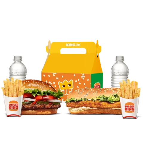 2 MENÚS MEDIANOS + KING JR® — Burger King