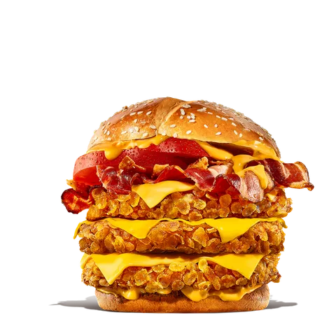 DUO BACON CHEDDAR TRIPLE POLLO — Burger King