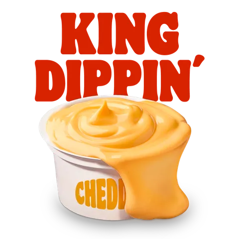 KING DIPPIN´ CHEDDAR — Burger King