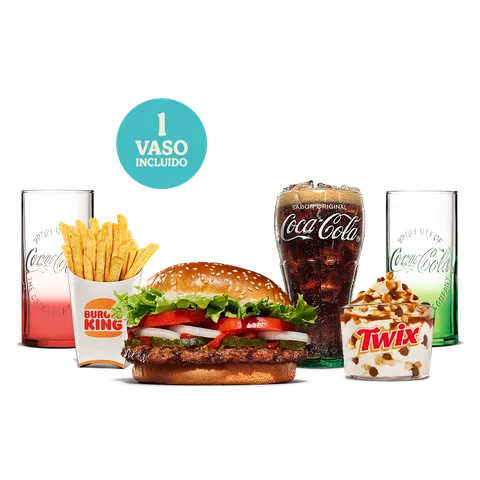 MENÚ WHOPPER® VERANO CON VASO — Burger King