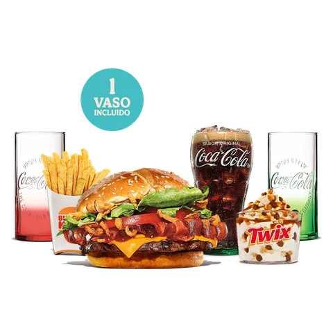 MENÚ STEAKHOUSE VERANO CON VASO — Burger King