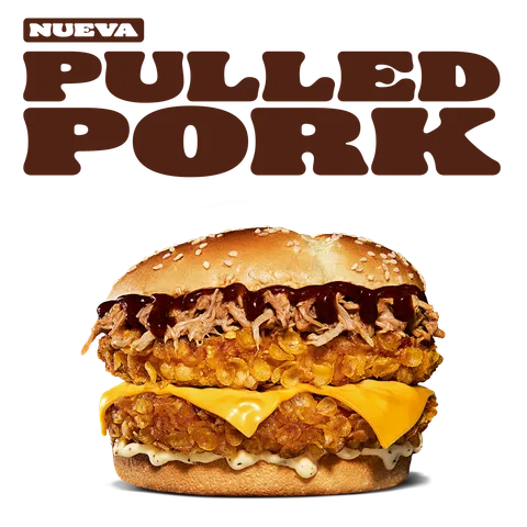 PULLED PORK DOBLE POLLO — Burger King