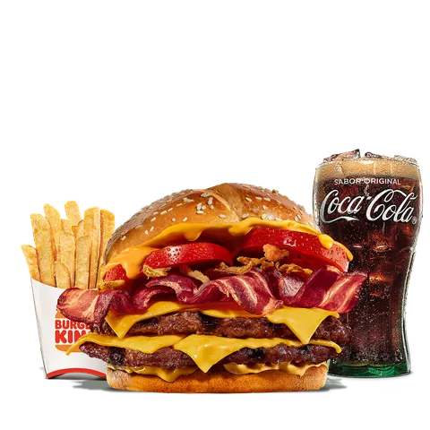 MENÚ DUO BACON CHEDDAR DOBLE CARNE — Burger King