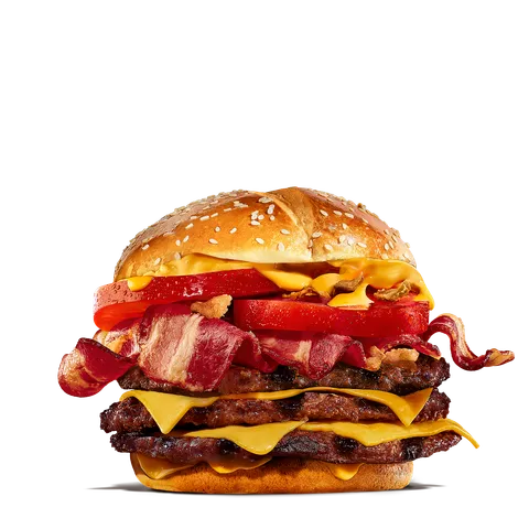 DUO BACON CHEDDAR TRIPLE CARNE — Burger King