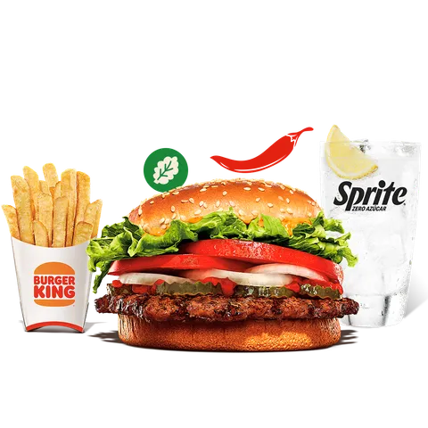 MENÚ SPICY WHOPPER® VEGETAL* — Burger King
