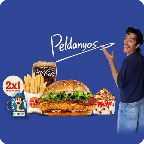 MENÚ COMPLETO KRISPPER BACON + LLAVERO — Burger King
