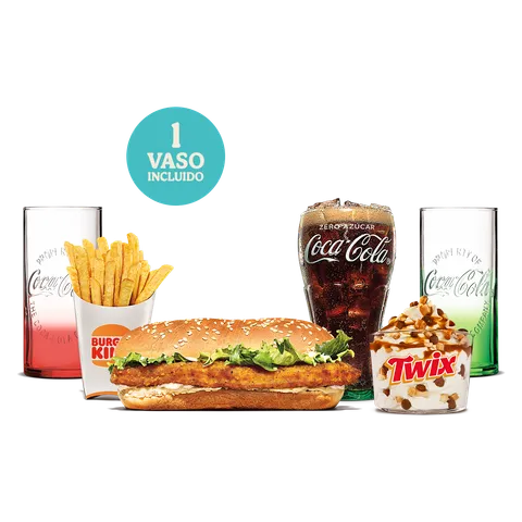 MENÚ LONG CHICKEN® VERANO CON VASO — Burger King