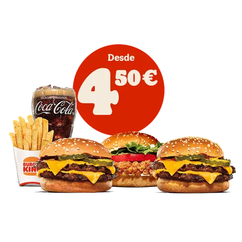 DOBLE CHEESEBURGER O CRISPY CHICKEN® — Burger King