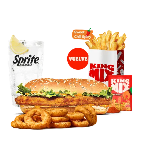 MENÚ SPICY LONG CHICKEN® MEDIANO — Burger King