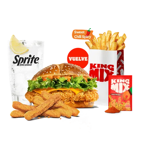 MENÚ KRISPPER® SPICY KING MIX — Burger King