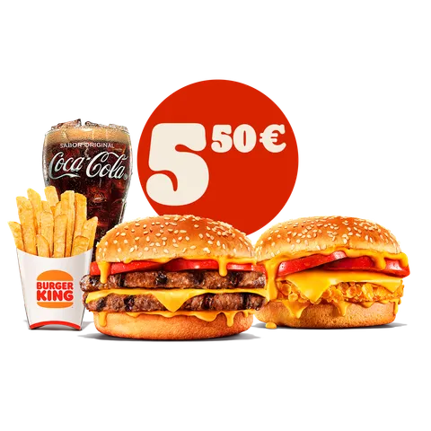 MENÚ CHEDDAR LOVER — Burger King