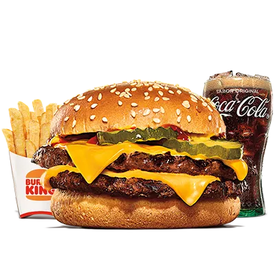 MENÚ DOBLE CHEESEBURGER — Burger King