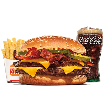 MENÚ DOBLE CHEESE BACON XXL® — Burger King