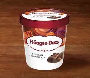 Häagen-Dazs Belgian Chocolate (95ml y 460ml) — Domino's Pizza