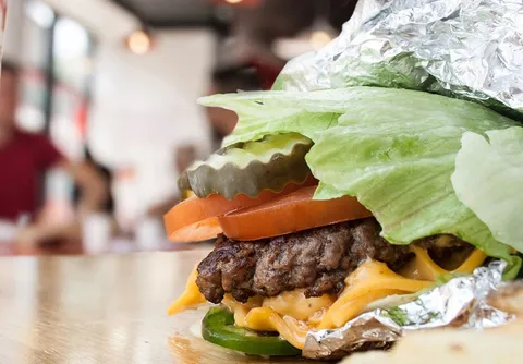 Wrap de lechuga — Five Guys