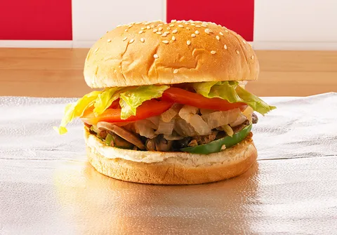 Sándwich vegetal — Five Guys