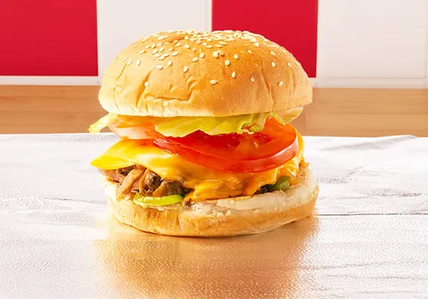 Sándwich vegetal con queso — Five Guys