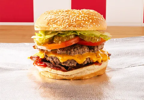 Hamburguesa con queso y beicon — Five Guys