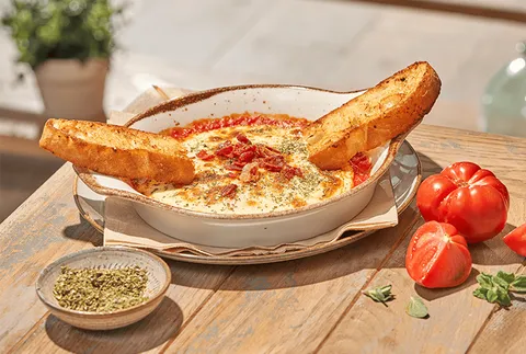 PROVOLONE AL FORNO — Ginos