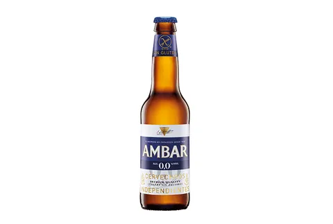 CERVEZA AMBAR 0,0 SIN GLUTEN — Ginos