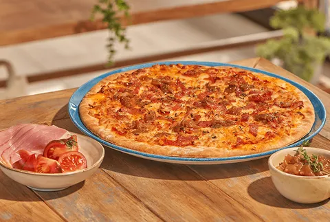 PIZZA PIEMONTESE SIN GLUTEN — Ginos