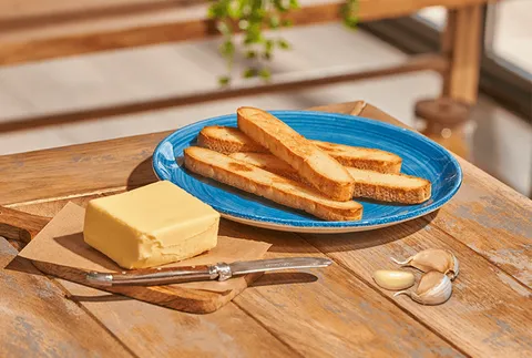 PANE ALL'AGLIO SIN GLUTEN — Ginos