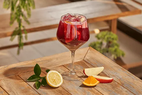 COPA SANGRÍA ROSSA FRIZZANTE — Ginos