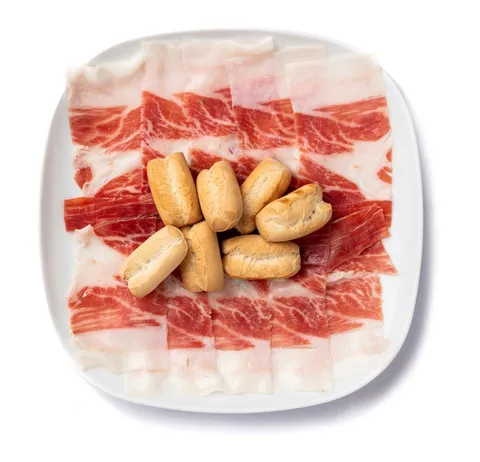 Plato de jamón de cebo ibérico — Restaurante IKEA