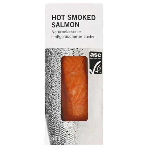 Hot smoked salmon 125g ASC — Restaurante IKEA