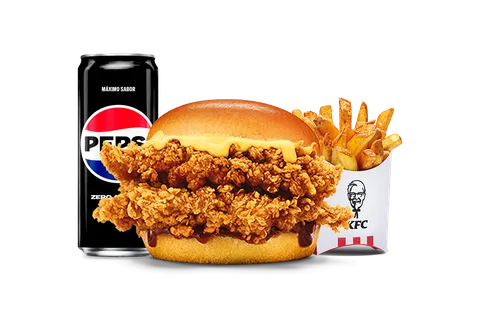 Menú El Chollazo BBQ Doble — KFC