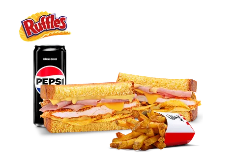 Menú Sándwich Ruffles York'eso — KFC