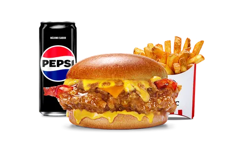 Menú La Burger Glaseada — KFC