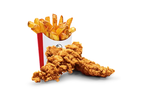 2 Tiras + Patatas — KFC