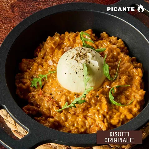 Risotto de nduja y burrata italiana — La Mafia se sienta a la mesa