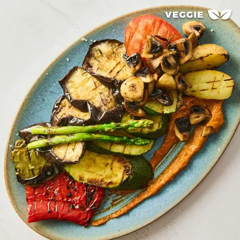 Parrillada de verduras con salsa Romesco — La Mafia se sienta a la mesa