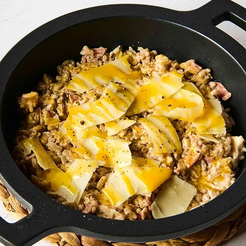 Risotto Carbonara — La Mafia se sienta a la mesa
