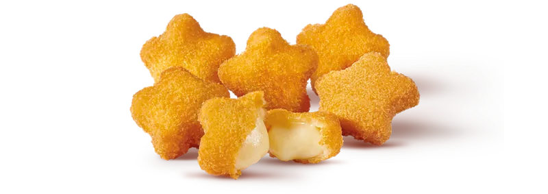 Carta de McDonald's: Estrellitas de Queso