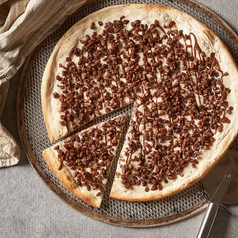 Pizza crunch choco krispies — Muerde la Pasta