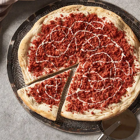 Pizza red velvet — Muerde la Pasta